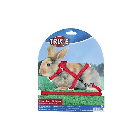 Harnais avec laisse pour lapins trixie