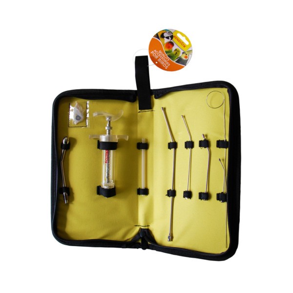 Kit D'alimentation Main Pour Bébés Oiseaux - 6 Pièces : Seringue 20 Ml, Tuyaux, Cuillère - Échelle Précise