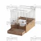 Cage pour oiseaux de chant pour exposition